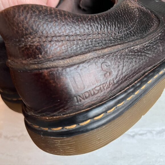 ** Dr. Martens Industrial Hampshire Shoes boots dark brown Size 12 - Picture 8 of 11